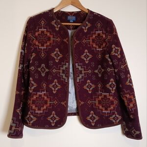 Pendleton Women's Cropped Boxy Wool Jacket